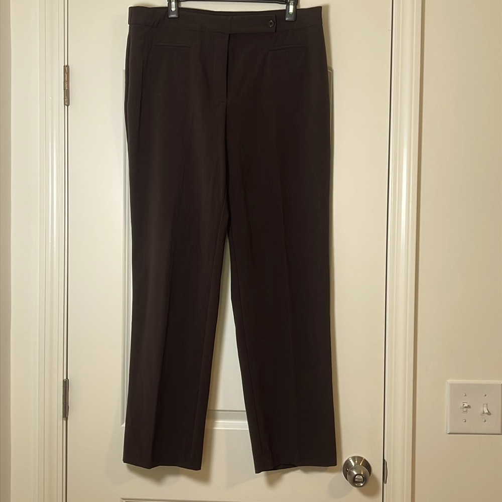 Dressbarn Chocolate Brown Dress Pants Size 14